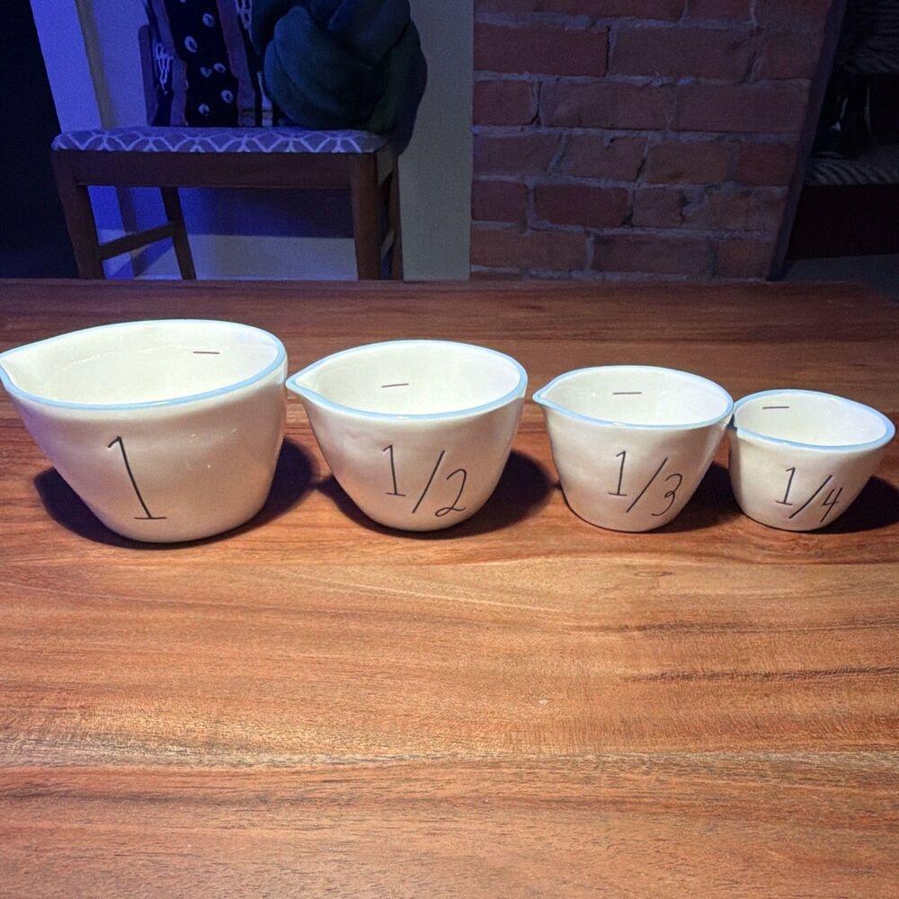 Rae Dunn Artisan Collection Magenta Cinderella Princess Stacking Measuring Cups